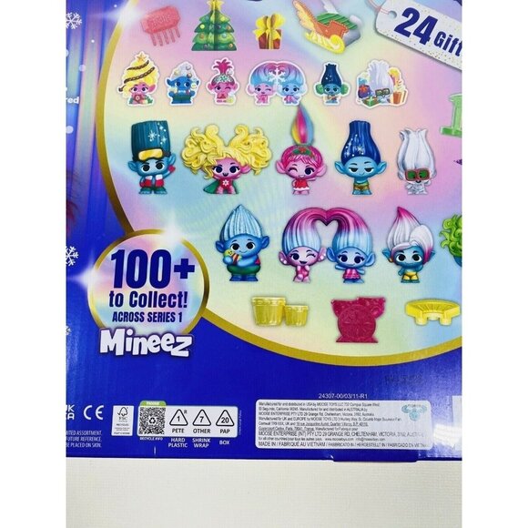 Trolls Christmas Advent Calendar Band Together Mineez Countdown 24 Pieces - Picture 8 of 9